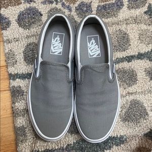 Brand New Grey Slip on Vans